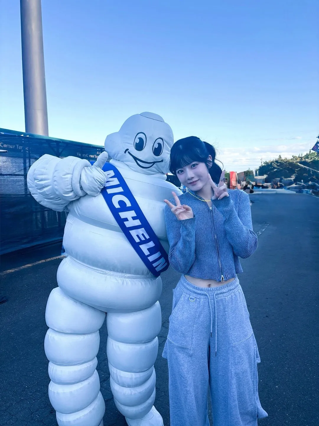 ミシュランマンさん\(^-^)/♪川嶋美楓